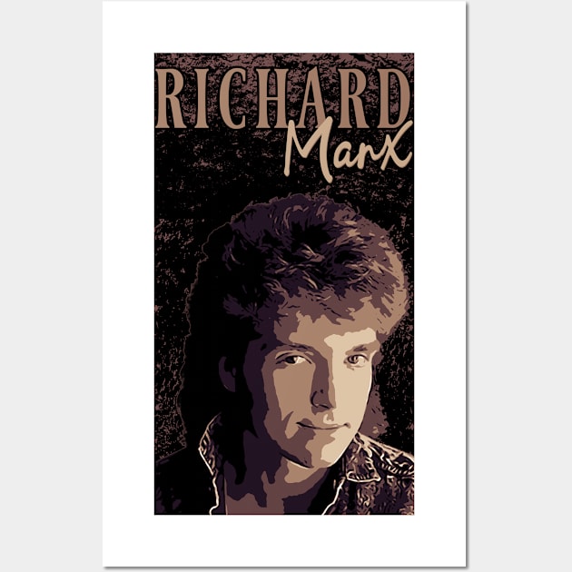 Richard Marx // 80s// Brown vintage Wall Art by Degiab